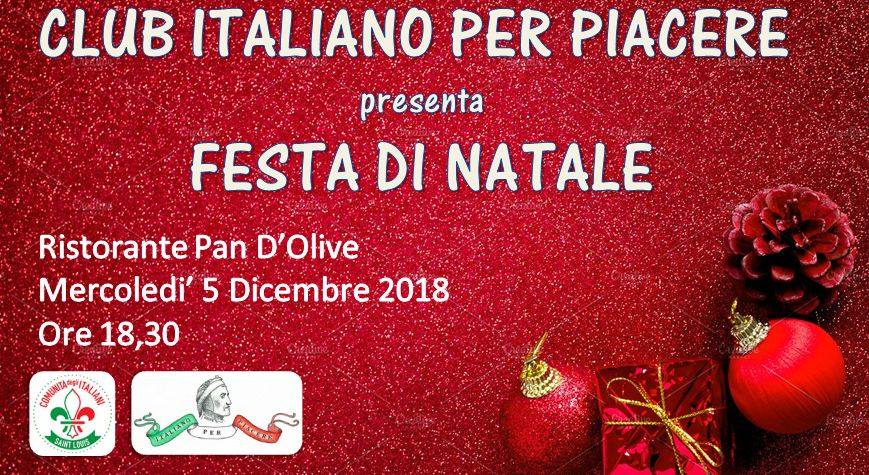 Festa di Natale 2018 St Louis Italians Italiano per piacere Christmas party Italians in St Louis