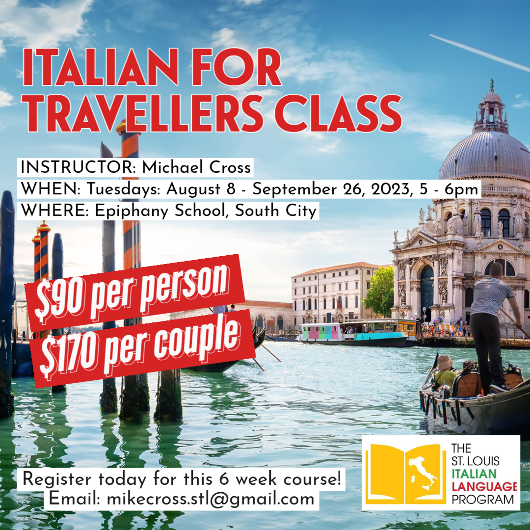 Italian for Travellers Class with Michael Cross