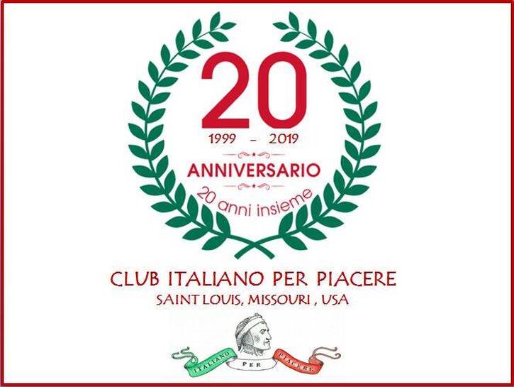 20 Anniversary Club Italiano per piacere St Louis Missouri Italiani Italians Michael Cross Franco Giannotti